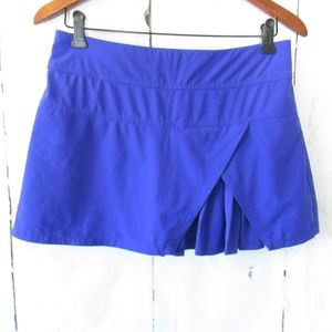Athleta Vibrant Blue Pleated Skort
